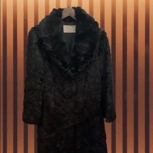 Full Length Rabbit Fur Coat